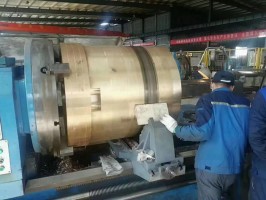 Press down nut for large rolling mill