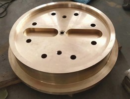 Copper fittings for steel mill